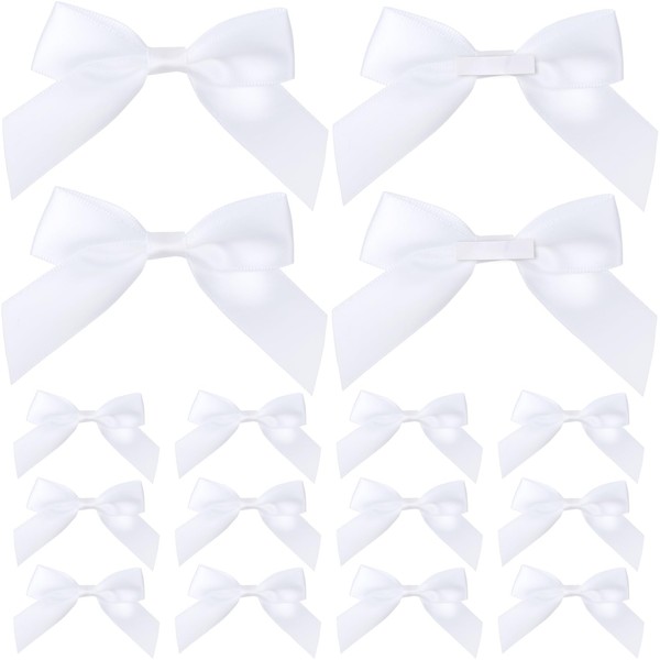 Mxxipp 15pcs Mini Ribbon Bows, Small Satin Ribbon Bow, Cute