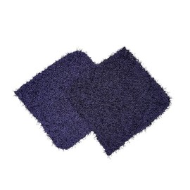 Handmade Knit Scrubby Dish Cloth - 100% polyester - set of 2 - Purple - Kitchen - Exfoliating Washcloth - Bath