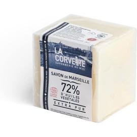 La Corvette Jabón Orgánico Extra Puro Envuelto en Cubo Hipoalergenico, Hecho 100% de Aceites Vegetales Puros, Sin Parabenos, 200 g.