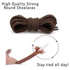 Pimp My Shoes Brown Round Shoelaces 120cm/47 Long replacment laces