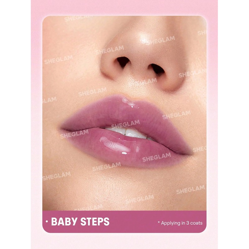 SHEGLAM Jelly Wow Tinted Lip Oil Plumping Lip Gloss Natural