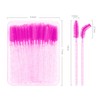 Eyelash Makeup 100pcs Rose Red Makeup Brushes Annhua Eyebrow Brushes