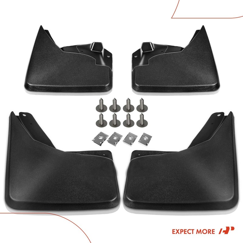 A-Premium Set of 4PCS Mud Flaps Splash Guards Mudguards Mudflaps