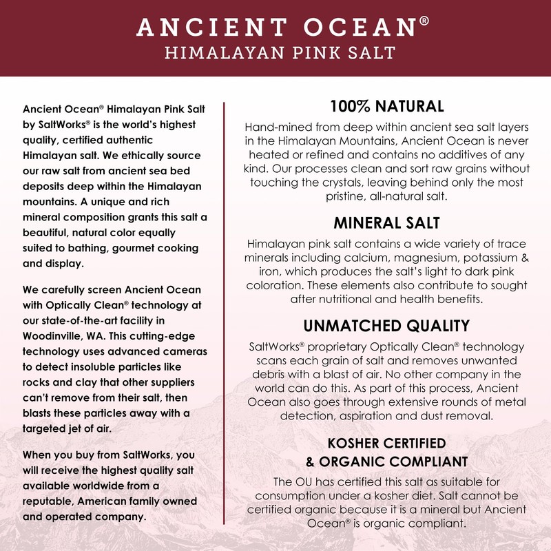 Artisan Salt Company Ancient Ocean Himalayan Pink Salt, Fine, Zip-Top