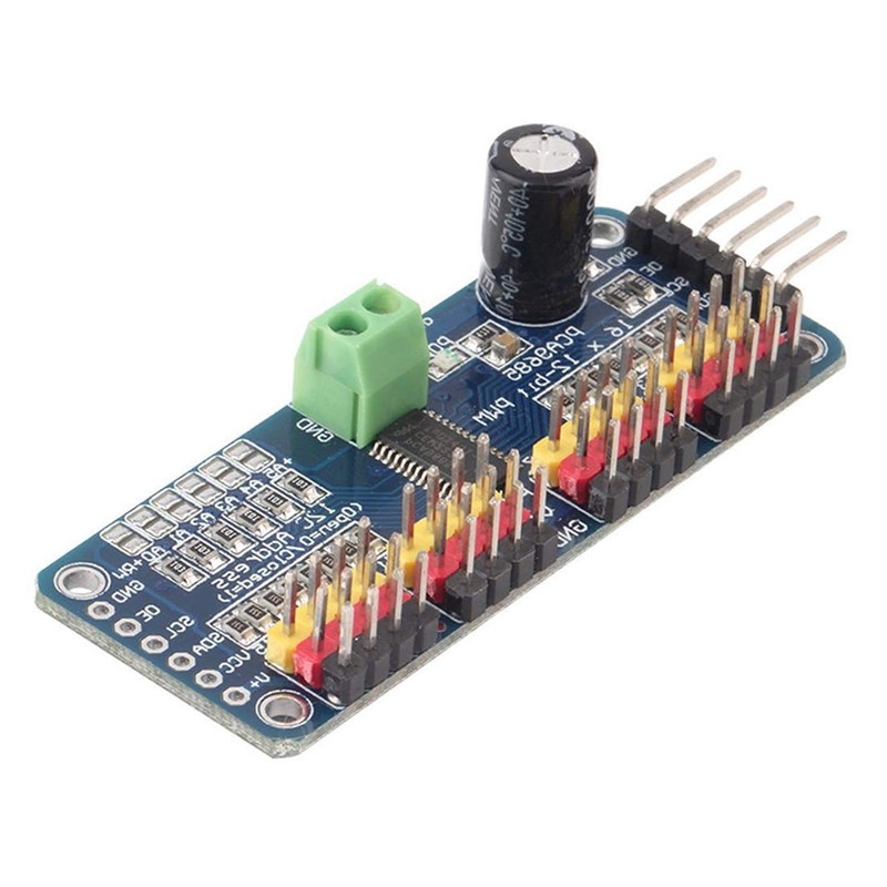 Hailege 2pcs PCA9685 16 Channel IIC I2C 12 Bit PWM