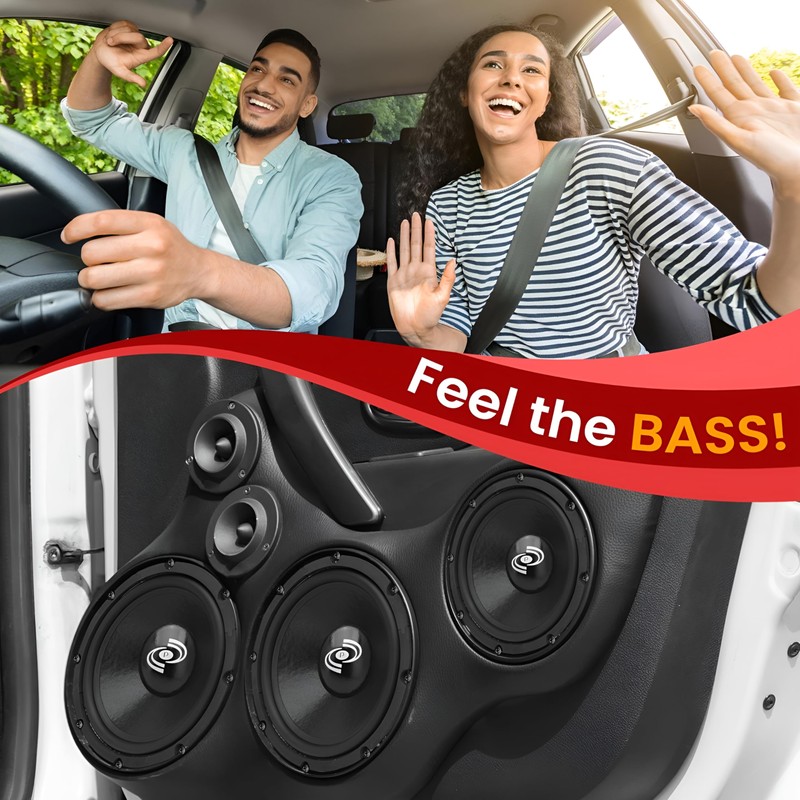 Pyle 5 Inch Woofer Driver-Upgraded 200 Watt Peak High Performance