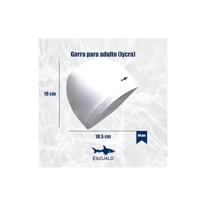 escualo Gorra para Natacion Unisex Adulto Modelo Lycra (Lycra) Unitalla,