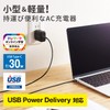 Elecom ACDC-PD2130BK USB Outlet Charger, 30W (USB PD Compatible), USB-C