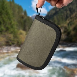 Bait Bags - Spinner Baits Organizer Case,Compact Utility Wallet, Travel Accessories, Fishing Gear for Freshwater and Saltwater