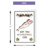 Unique Fish Christmas Cards, Cute Cod Pun Christmas Card for
