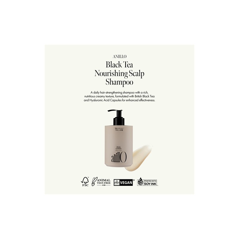 anillo [anillo]Black Tea Nourishing Scalp Shampoo 450ml