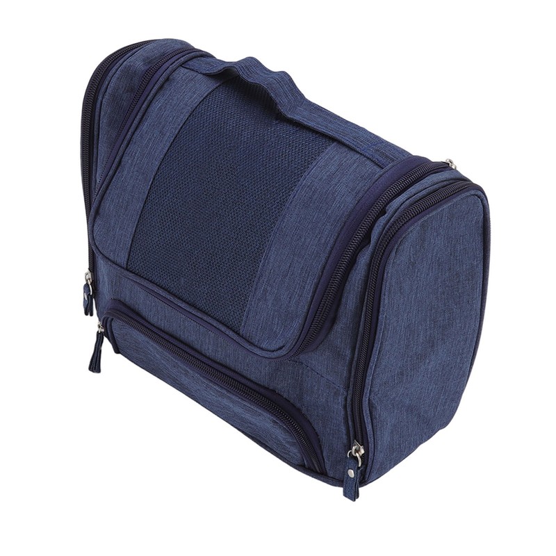 Toiletry Bag Portable Handheld Design 300D Cationic Waterproof Makeup Storage