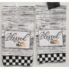 Nidico 3 Same Thin Cotton Tea Kitchen Towels (15"x25") BLESSED