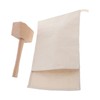 COLLBATH Ice Crushing Tool Set 2pcs Ice Bag Mallet Wood