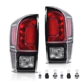 CNNELL Tail Lights Assembly Rear Lights Compatible with Toyota Tacoma 2016-2021 All Models Rear Tail Lamp Driver Side And Passenger Side