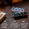 2 Pcs Black & White Keyboard Fidget Clickers with LED