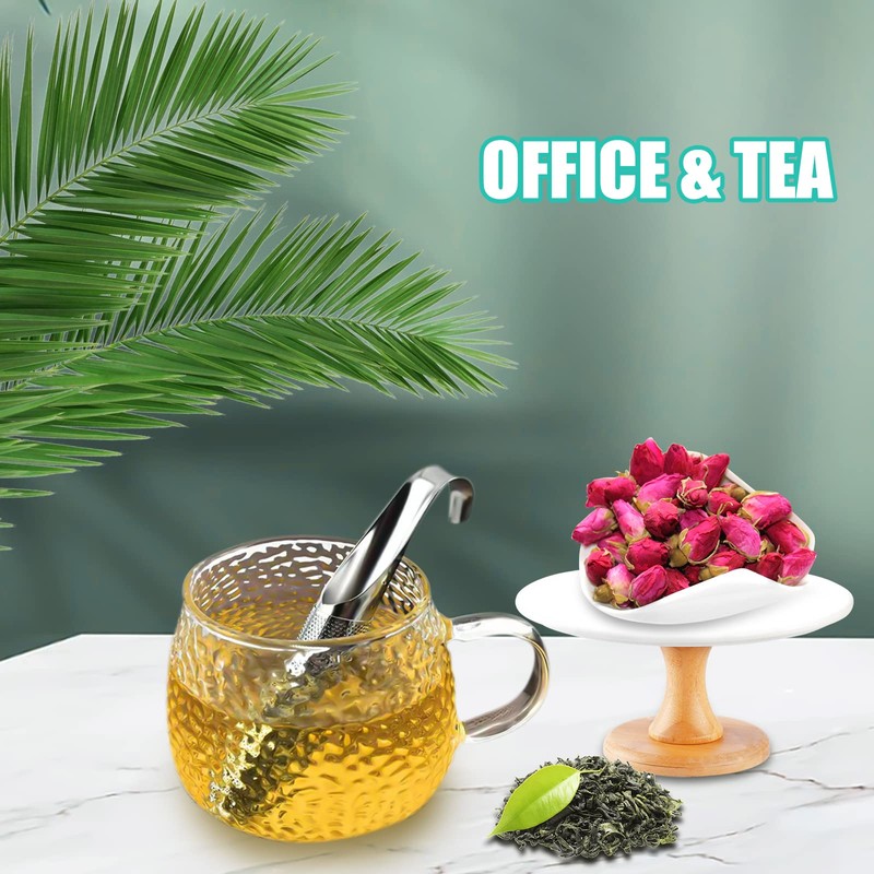 3 infusor de té y 1 cepillo para polvo, infusor