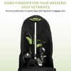 OFFKITSLY Golf Travel Bag Support Pole,Golf Clubs Protector Travel Bag