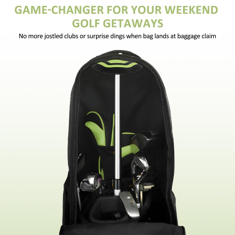 OFFKITSLY Golf Travel Bag Support Pole,Golf Clubs Protector Travel Bag