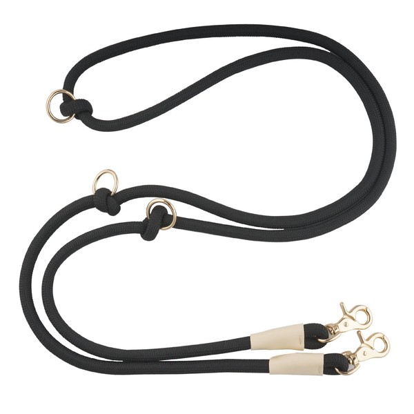 8.5ft Hands Free Nylon Rope Leash - Adjustable Crossbody &