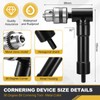 Gueenky 90 Degree Angle Drill Attachment with Keyless Chuck 1-10