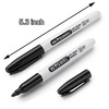 WOSWEL Dry Erase Markers Bulk, 72 Pack Black Fine Tip