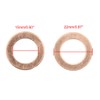 sourcing map Washers 10 Pieces Rings Flat Sealing Rings 15