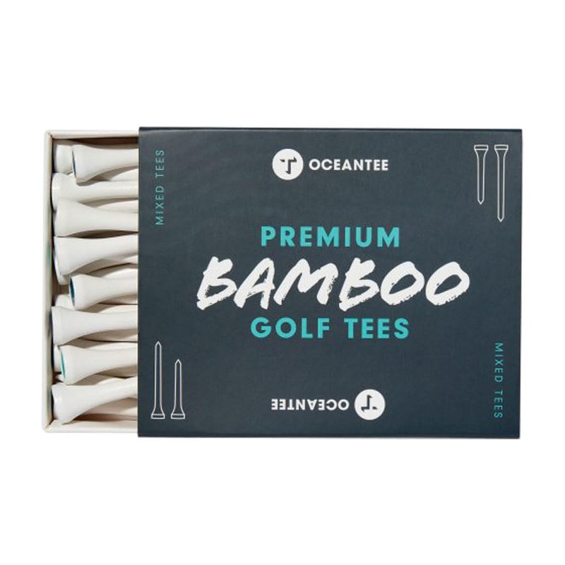 Ocean Tee OCEANTEE PREMIUM BAMBOO Golf Tees Boxed 70mm &