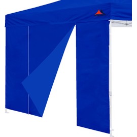 SCOCANOPY Door for 10x10 Canopy Frame Two Central Zipper Design for Easy Entry and Exit,1 Pack Sunwall Only,Blue