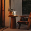LampLust Cordless Rechargeable Table Lamps, 12 Inch, Matte White, Dimmable