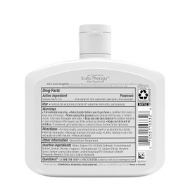 Neutrogena Neutrogena Scalp Therapy Anti-Dandruff Shampoo for Itchy Scalp, 2.5% salicylic acid with Peppermint Fragrance, 12 fl oz