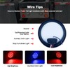 XtraGlow 4 inch Round Dual Revolution LED Tail Lights Red