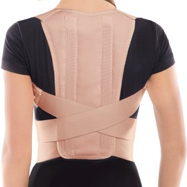 Posture Corrector for Men and Women, Back Brace for Perfect Posture 651-beige-1 x-small
