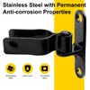 2 Pack Wall Mount Gate Hinges, 1-3/8 Inch 304 Stainless