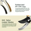 Aluminium Secateurs with SK5 Blade – Heavy Duty Ergonomic Garden