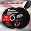 EZARC Cut Off Wheel 25 Pack, 4.5" x .045" x
