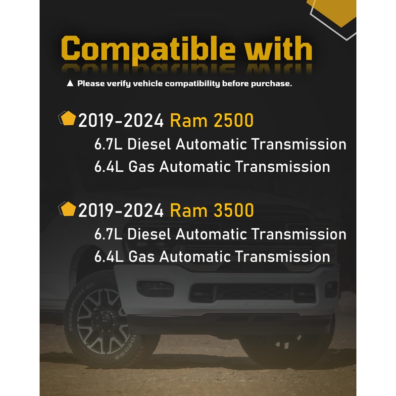 Automatic Transmission Fluid Thermal Bypass Valve Compatible with Ram