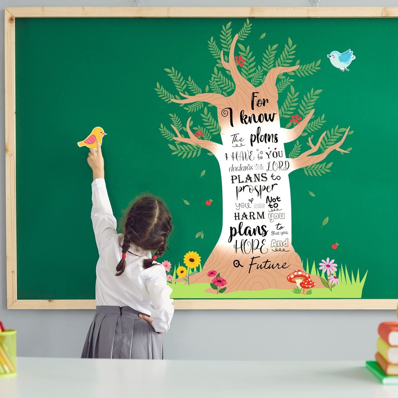Pajean Christian Bulletin Board Sets Religious Christian Classroom Decor Tree