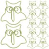 TEHAUX 50pcs Cute Paper Clips, Owl Shape Paper Clips, Fun