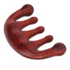 Scalping Massage Comb 5 Teeth Sandalwood Gua Sha Handheld Portable