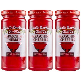 Santa Barbara Maraschino Cherries 10oz, 3 pack
