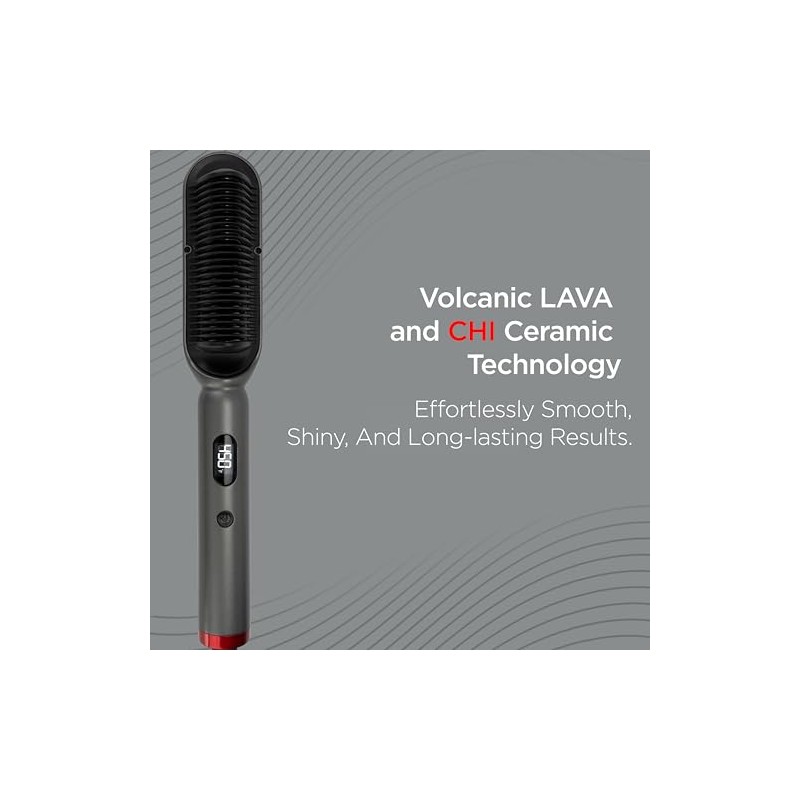 CHI Lava TriLume - Cepillo para Polvo Calentado con Forma