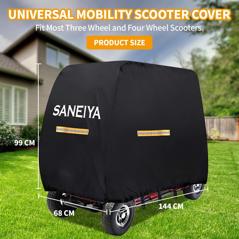 Mobility Scooter Covers for Outside Storage, 420D Oxford Fabric Scooter