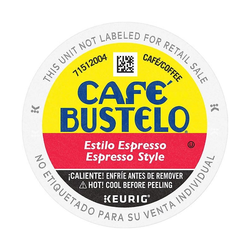 Café Bustelo Coffee Espresso Style K-Cups, Dark Roast (80 ct.)