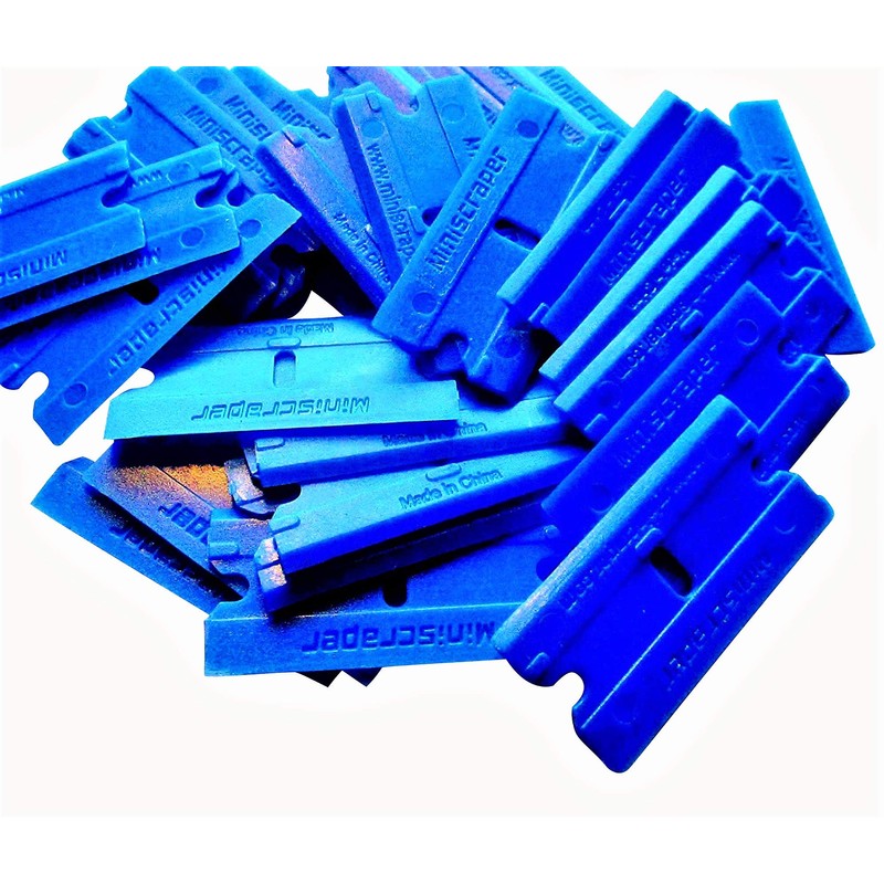 MINISCRAPER® 10 Plastic Double Edged Razor Blades Polycarbonate