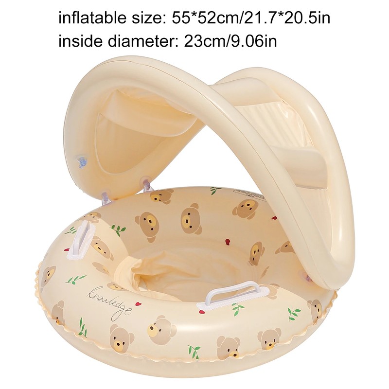 Kids Inflatable Pool Float for Summer Play – Bear &