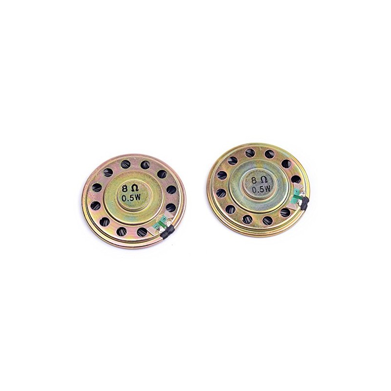Cylewet 2Pcs Diameter 5cm 8ohm 0.5W Loudspeaker Woofer Small Speaker