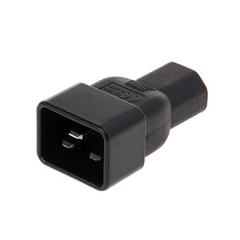 CVZJ C20 3 Pin Male to C13 3 Pin Female Supply Converter Adapter