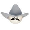 Coolballs Da Cool Dude Caballero Grey Cowboy Hat Car Antenna