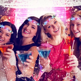 Danolt LED Hair Accessories, Pack of 10 LED Flower Wreath, Hair Gifts for All Occasions, Festival Accessories, Gifts for Women, Luminous Hair Accessories, Oktoberfest Decorative Hair Wreath, Luminous